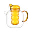 Чайник с двумя чашками Smart Solutions, 1,2 л, желтый