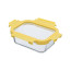 Набор контейнеров Smart Solutions с герметичными крышками, желтый, 3 шт.