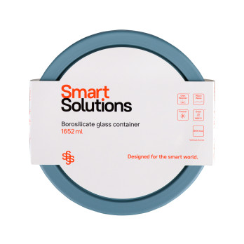 Контейнер Smart Solutions, круглый, 1,65 л, синий