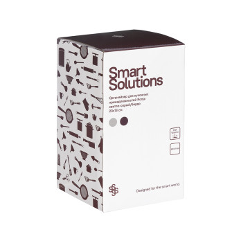 Органайзер для кухонных принадлежностей Smart Solutions Ronja, 23 х 13 см, серо-сливовый