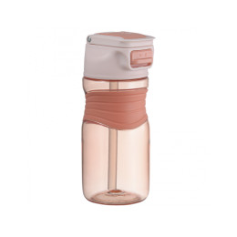 Бутылка для воды Smart Solutions Slow Sip, 450 мл, розовая