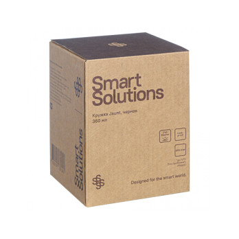 Кружка Smart Solutions Jaunt, 360 мл, черная