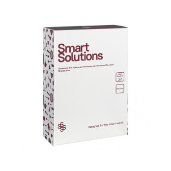 Держатель для бумажных полотенец со стоппером Smart Solutions Mio, 19,5х37 см, хром