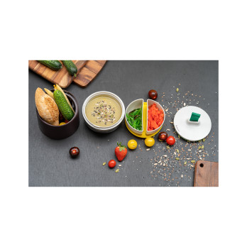 Супница Smart Solutions Meals, 800 мл, темно-сливовая/светло-серая