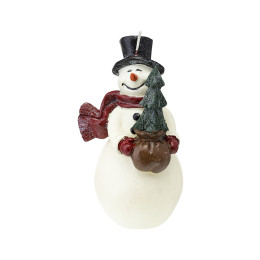 Свеча декоративная Tkano New Year Essential Festive Snowman, 15 см