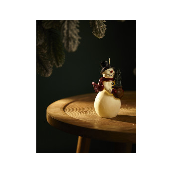 Свеча декоративная Tkano New Year Essential Festive Snowman, 15 см