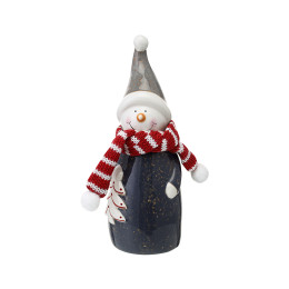 Декор новогодний Tkano New Year Essential Happy Snowman, 18 см