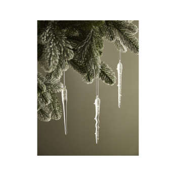 Набор ёлочных украшений Tkano New Year Essential Fancy Icicles и Melting Icicles, 12 шт.